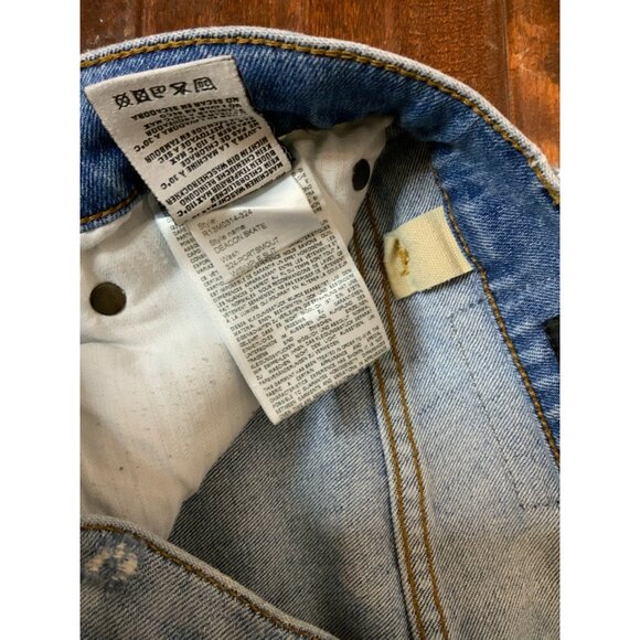 R13 Blue Light Wash Distressed Deacon Slate Denim Jeans, Size 29 - Picture 5 of 10